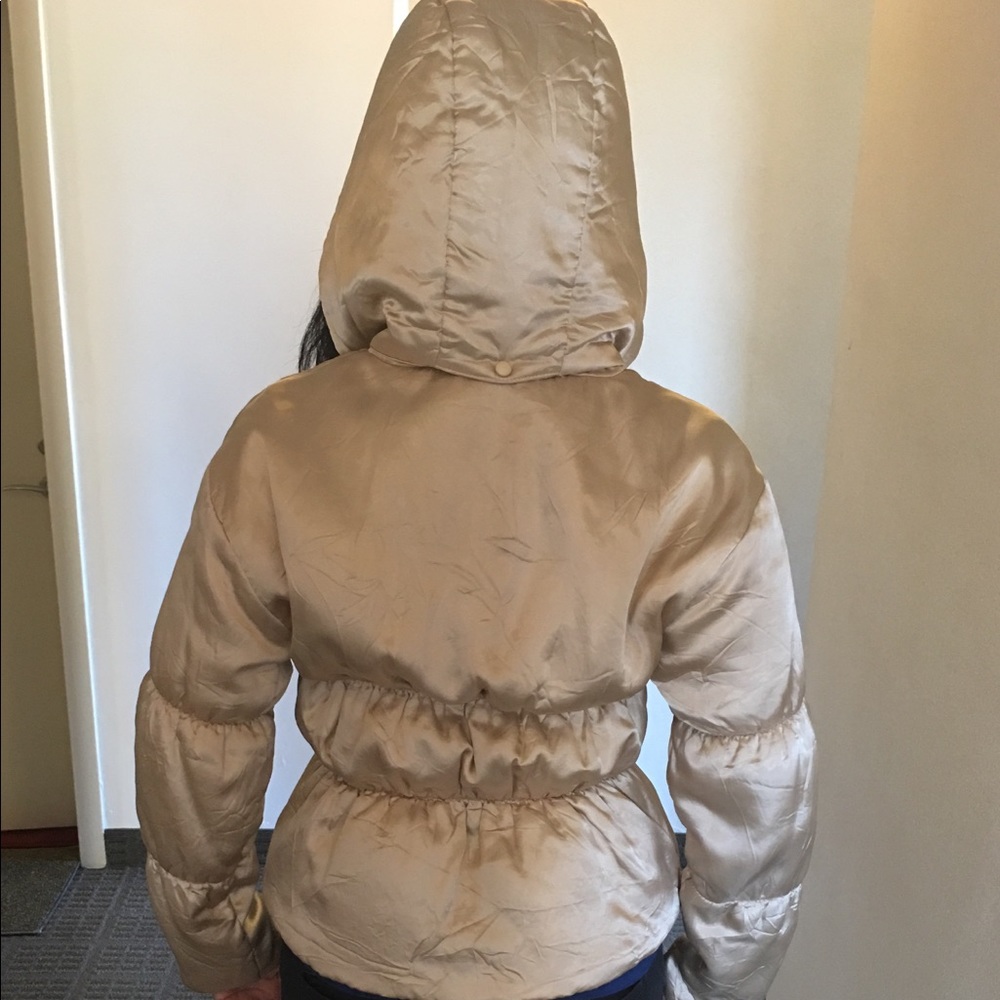 Red Line Womens Size S Shiny Gold Puffer Jacket - Picture 5 of 11